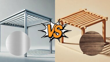  Hliníková alebo Drevená pergola? – Ktorú si vybrať?